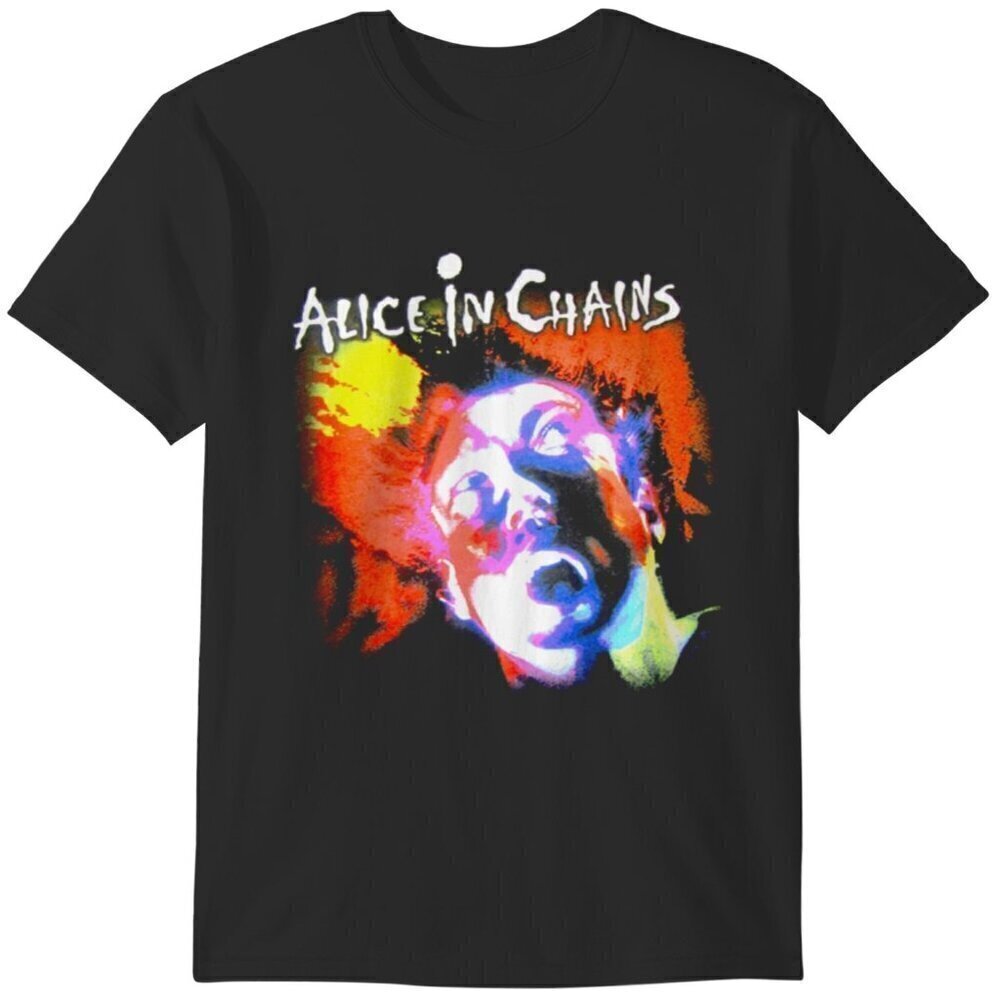 Alice In Chains Facelift Album Facebreaker Rock T-Shirt .